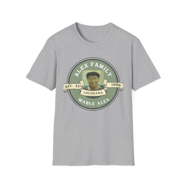 Personalized Family Heritage T-Shirt - Alex Family Vintage Design - Image 2