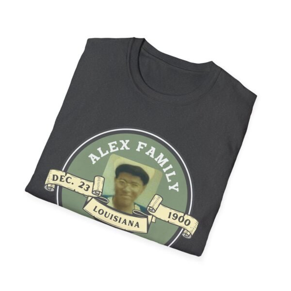 Personalized Family Heritage T-Shirt - Alex Family Vintage Design - Image 5