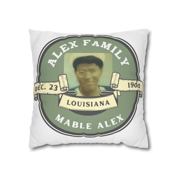 Custom Family Heritage Pillowcase - Alex Family Design - Image 3