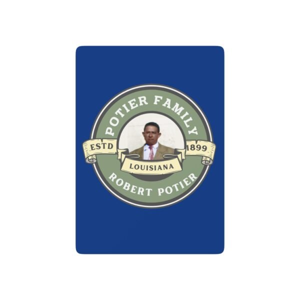 ROBERT POTIER Family Poker Playing Cards - Personalized Deck with Spade Design