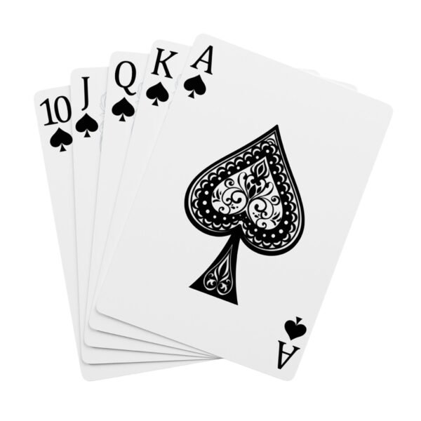 ROBERT POTIER Family Poker Playing Cards - Personalized Deck with Spade Design - Image 4