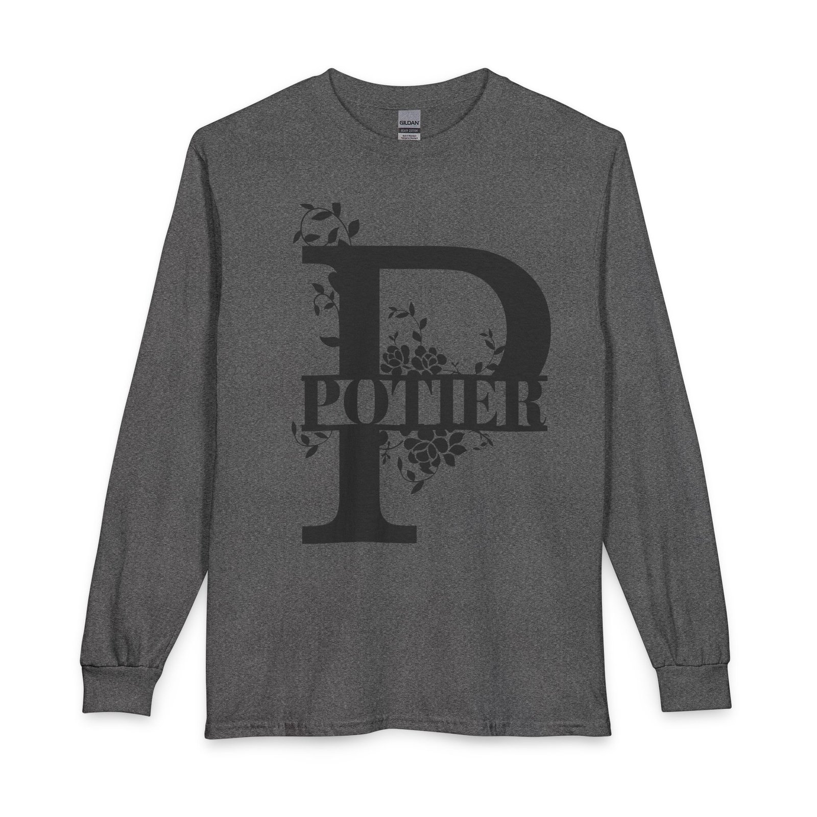 Potter Floral Initial Long Sleeve Tee - Image 5